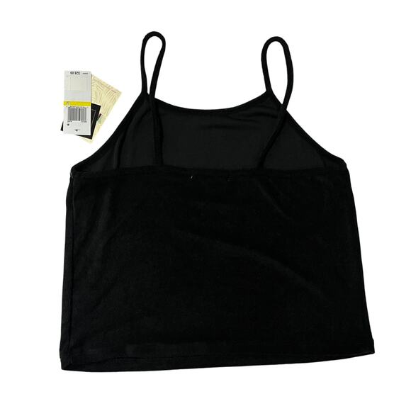 Miken Swim (M) Cami Strap Terry Cloth Cropped Tank Top Vacation Beach Coverup - Picture 7 of 8